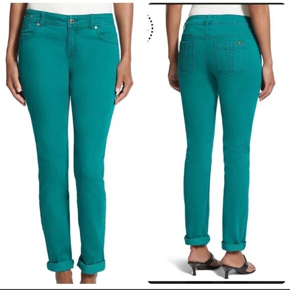 Chico’s So Slimming Pintuck Ankle Jeans Sz 0 (2/XS) - Picture 1 of 12